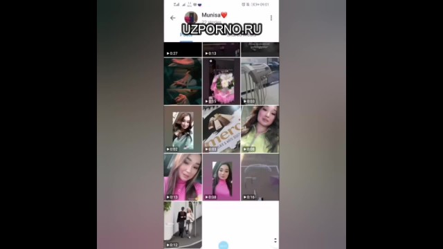 Узбечка с пышными сиськами любит делать селфи в постели